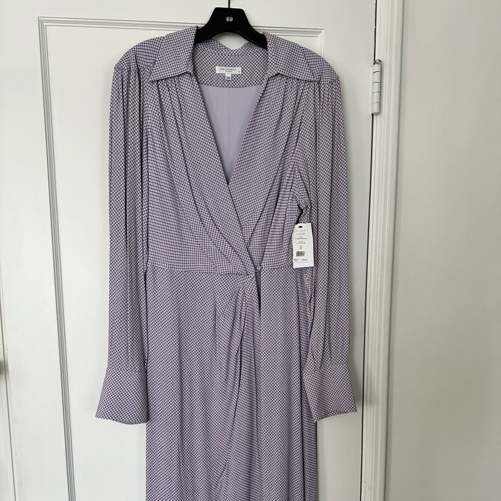 Equipment Lavender Gillian’s Dress - Size 12 NWT